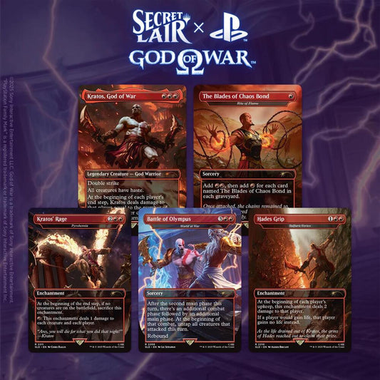 Magic: The Gathering: Secret Lair x God of War: Greek - Non-Foil Edition
