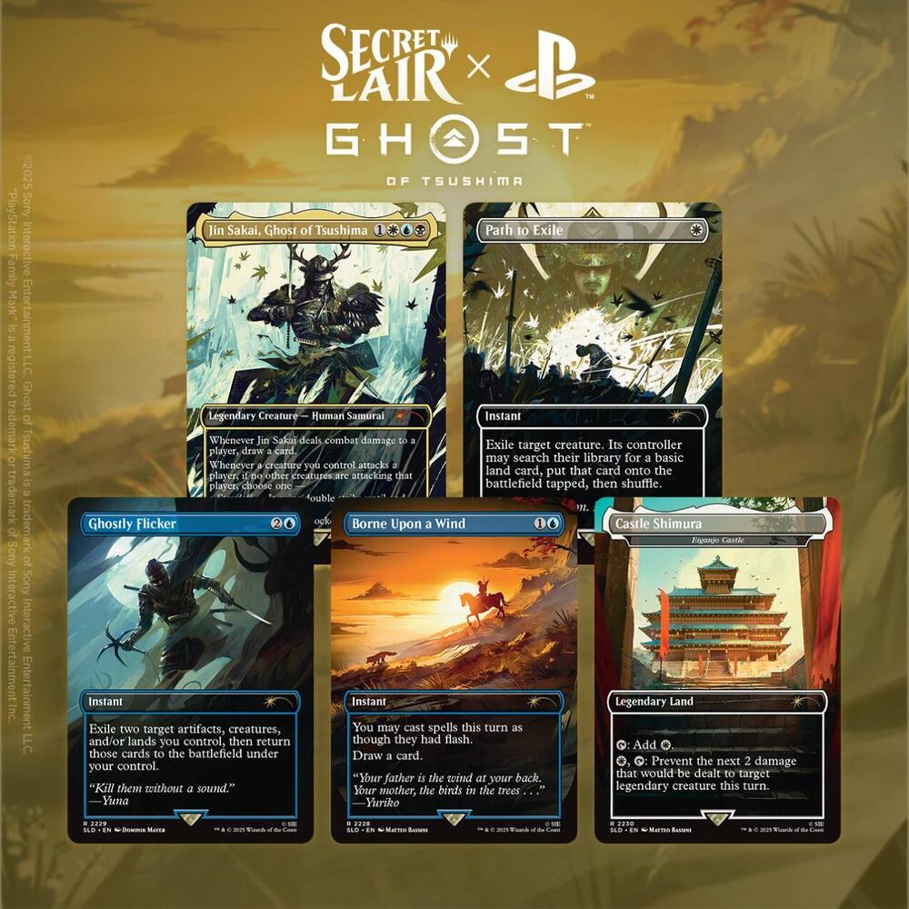 Magic: The Gathering: Secret Lair x Ghost of Tsushima - Non-Foil Edition