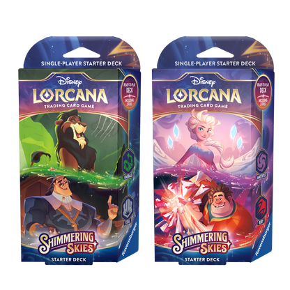 Disney Lorcana TCG: Shimmering Skies - Starter Deck Display