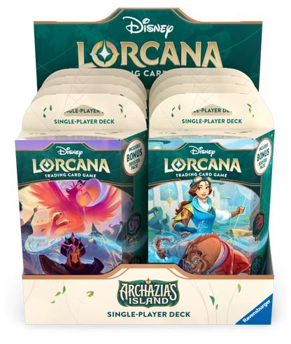 Disney Lorcana TCG: Archazia's Island Starter Deck Display