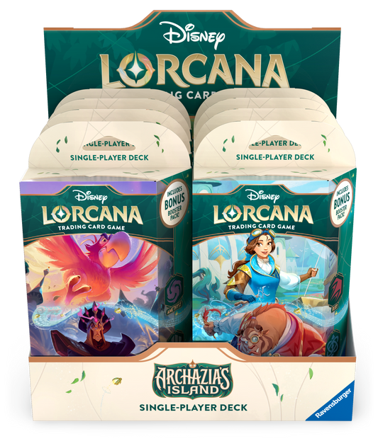 Disney Lorcana TCG: Archazia's Island Starter Deck Display