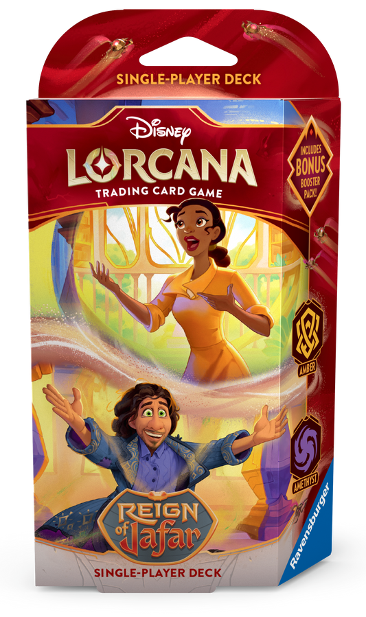 Disney Lorcana TCG: Reign of Jafar - Starter Deck (Amber & Amethyst) *Pre-Order*