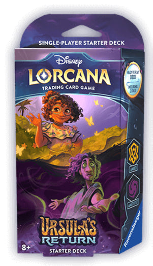 Disney Lorcana TCG: Ursula's Return - Starter Deck (Amber & Amethyst) *Pre-Order*