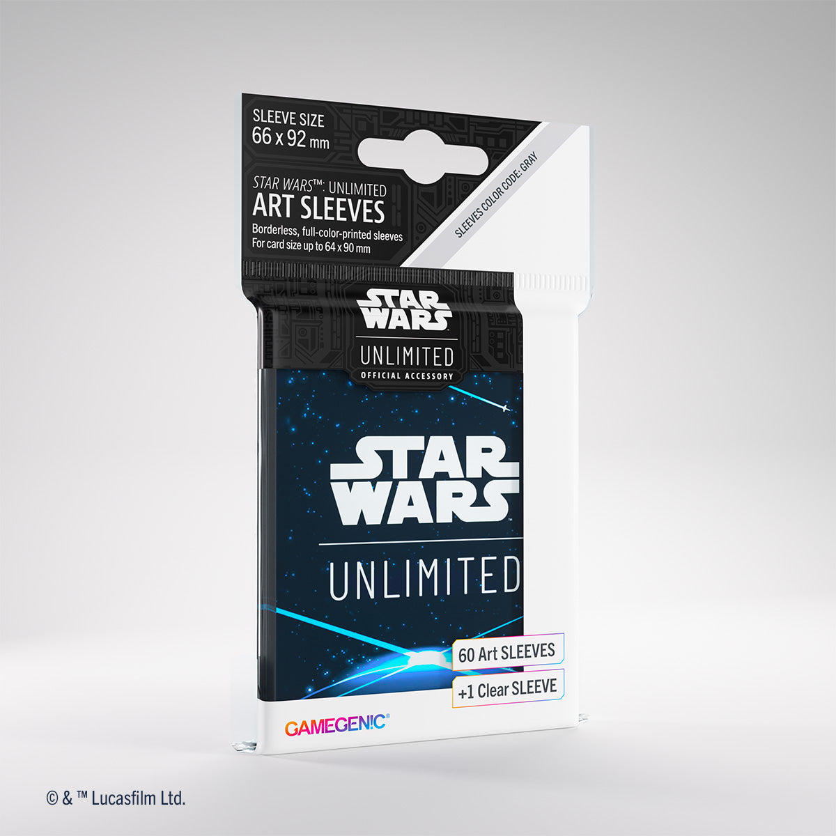 Gamegenic Star Wars: Unlimited Art Sleeves (Card Back Blue)