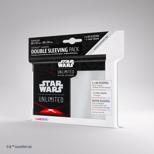 Gamegenic Star Wars: Unlimited Double Sleeving Pack (Card Back Red)