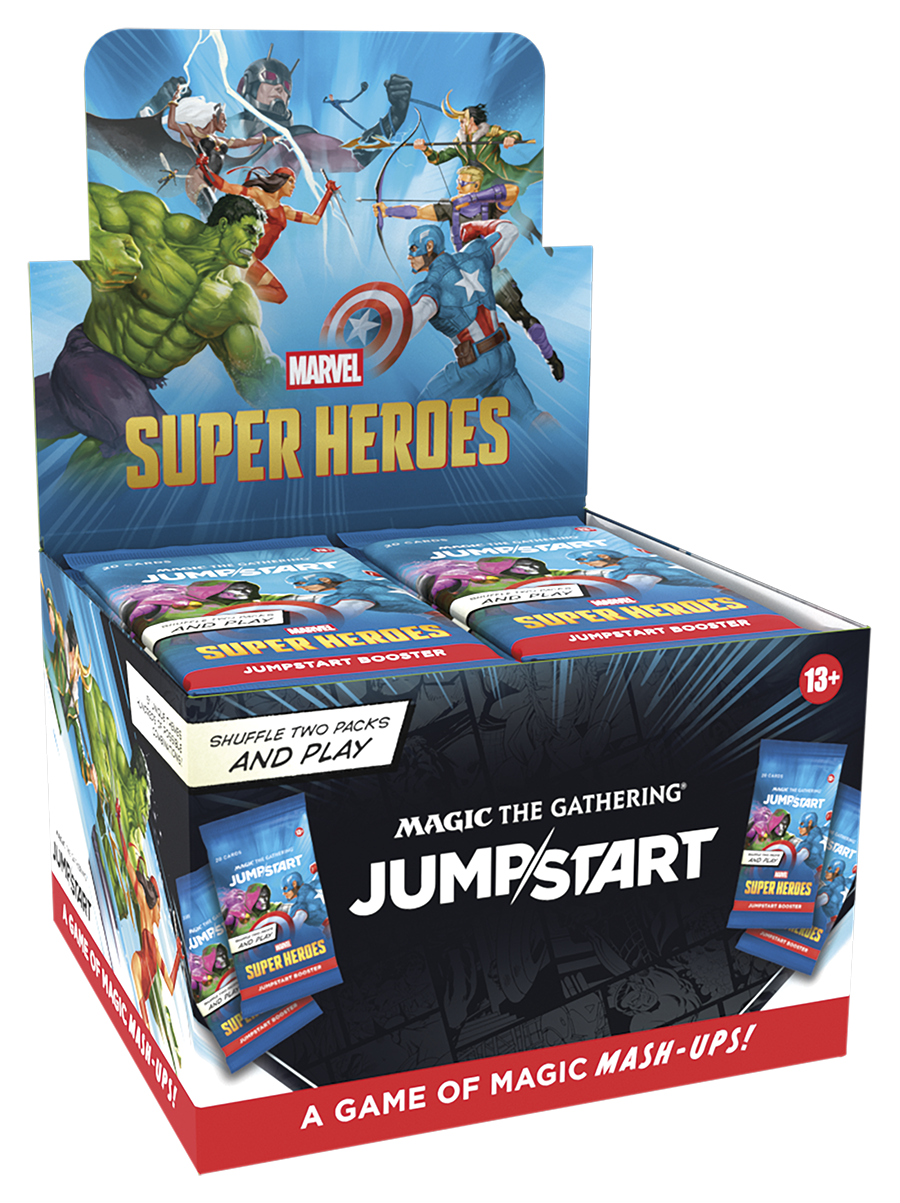 Magic The Gathering: Marvel Super Heroes - Jumpstart Booster Display