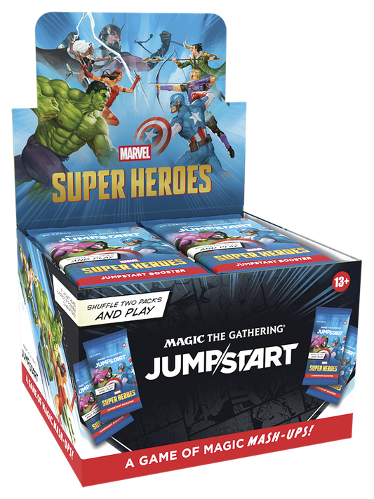 Magic The Gathering: Marvel Super Heroes - Jumpstart Booster Display *Pre-Order*