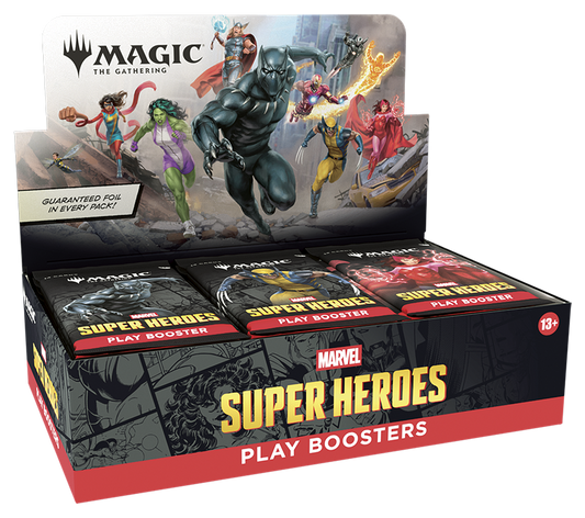 Magic The Gathering: Marvel Super Heroes - Play Booster Display *Pre-Order*
