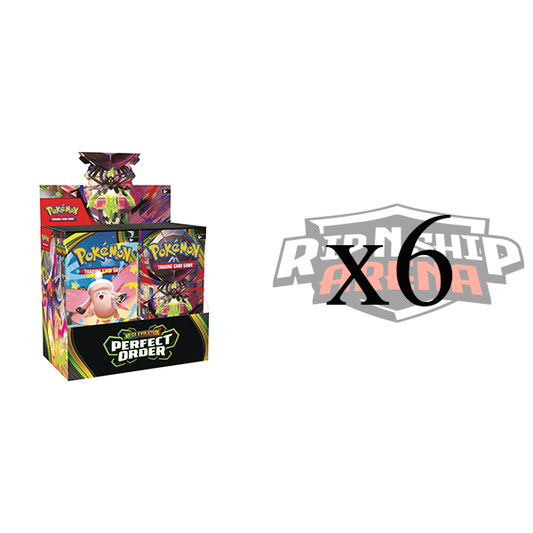 Pokémon TCG: Mega Evolution—  Perfect Order - Booster Box Display CASE (6 Displays) *Pre-Order*