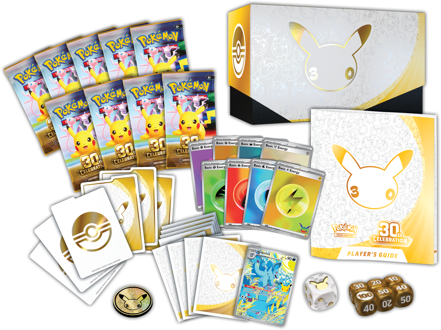 Pokémon TCG: 30th Celebration Elite Trainer Box *Pre-Order* Limit 1 Per Customer