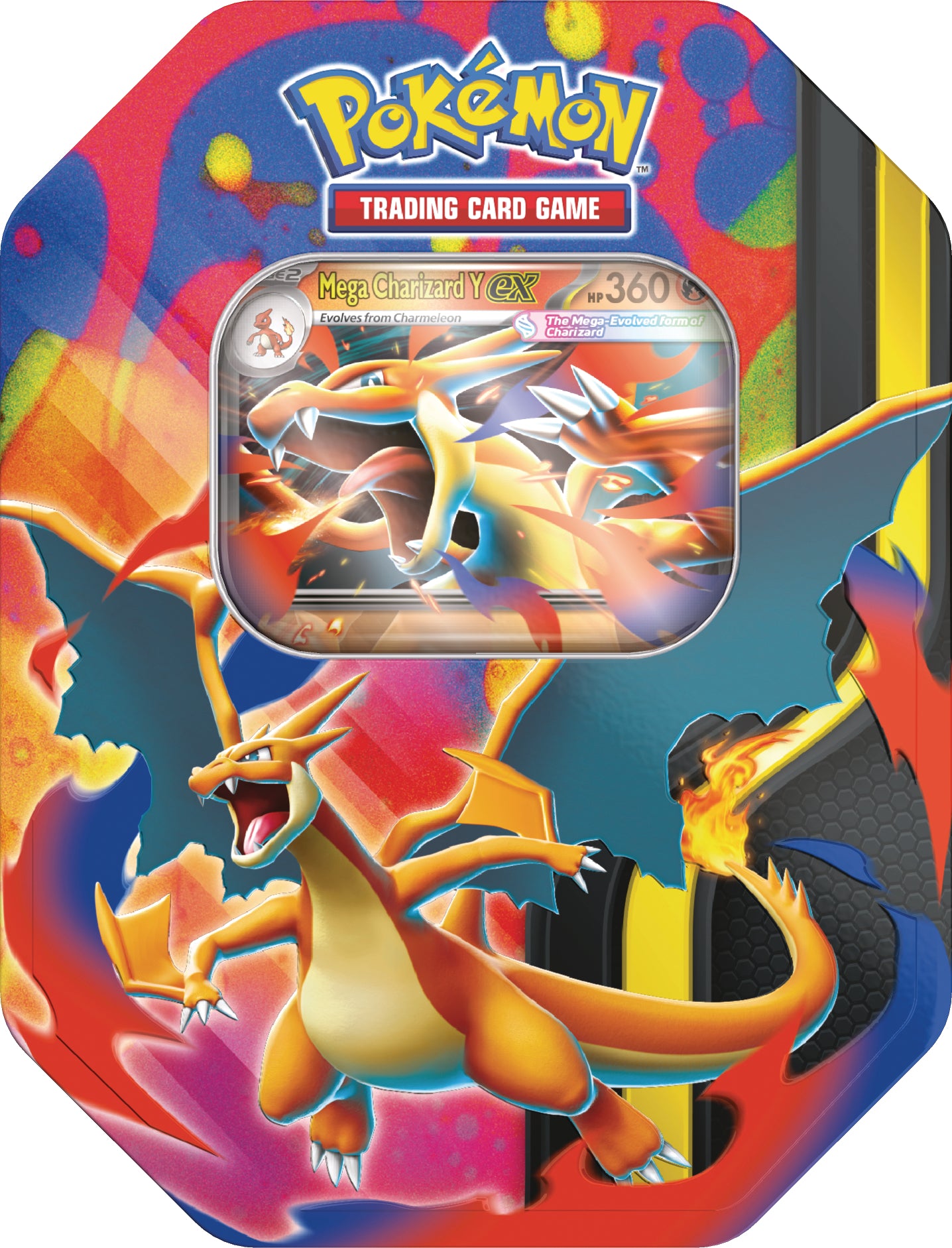 Pokémon TCG: Mega Charizard Tin (Mega Charizard Y) *Pre-Order*