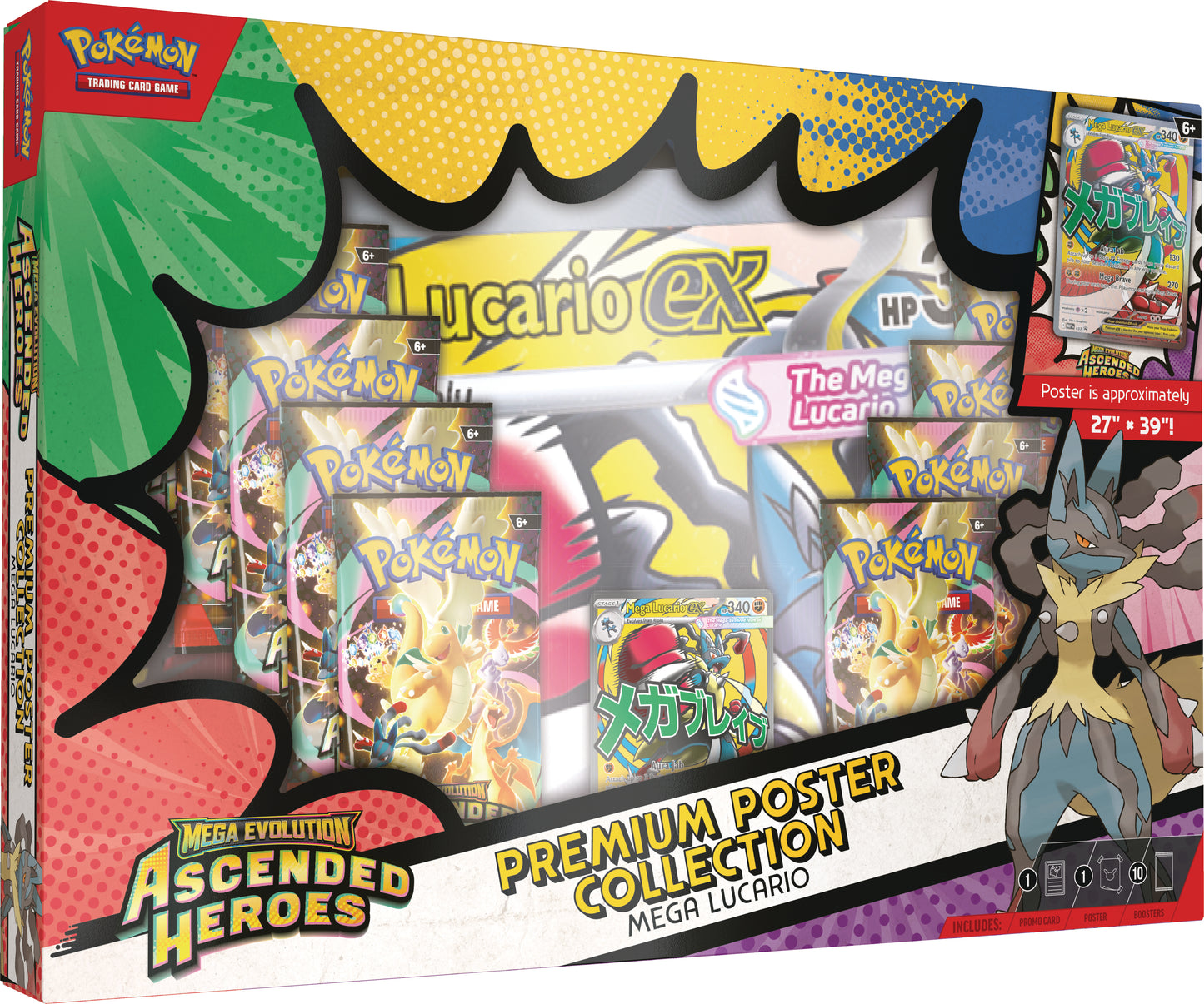 Pokémon TCG: Premium Poster Collection: Mega Lucario
