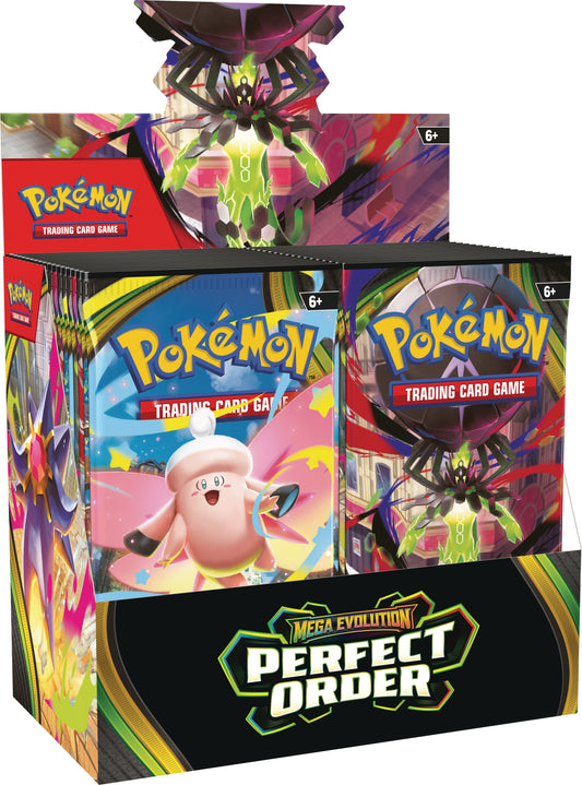 Pokémon TCG: Mega Evolution—  Perfect Order - Booster Box Display *Pre-Order*
