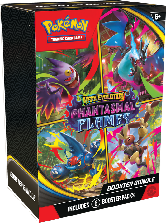 Pokémon TCG: Mega Evolution—  Phantasmal Flames  - Booster Bundle