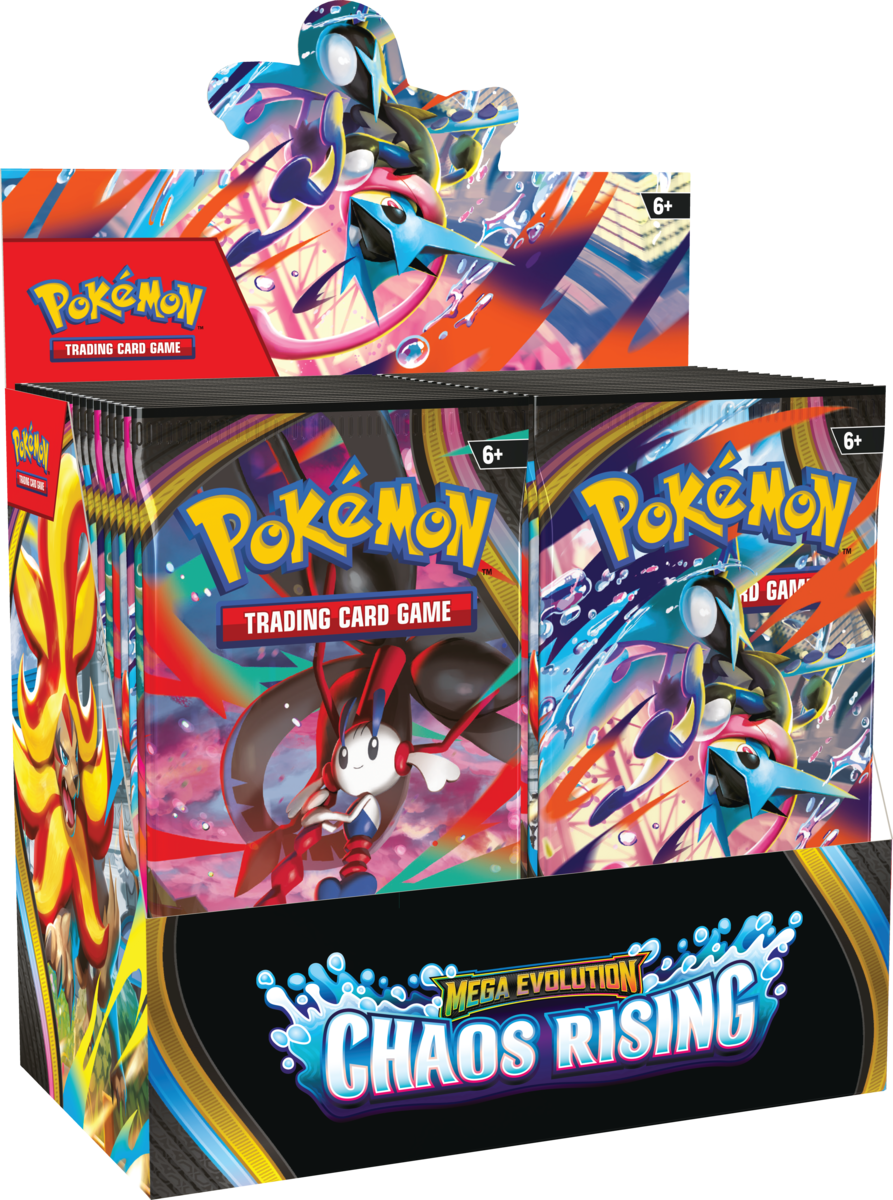 Pokémon TCG: Mega Evolution— Chaos Rising - Booster Box Display *Pre-O – Rip n Ship Arena