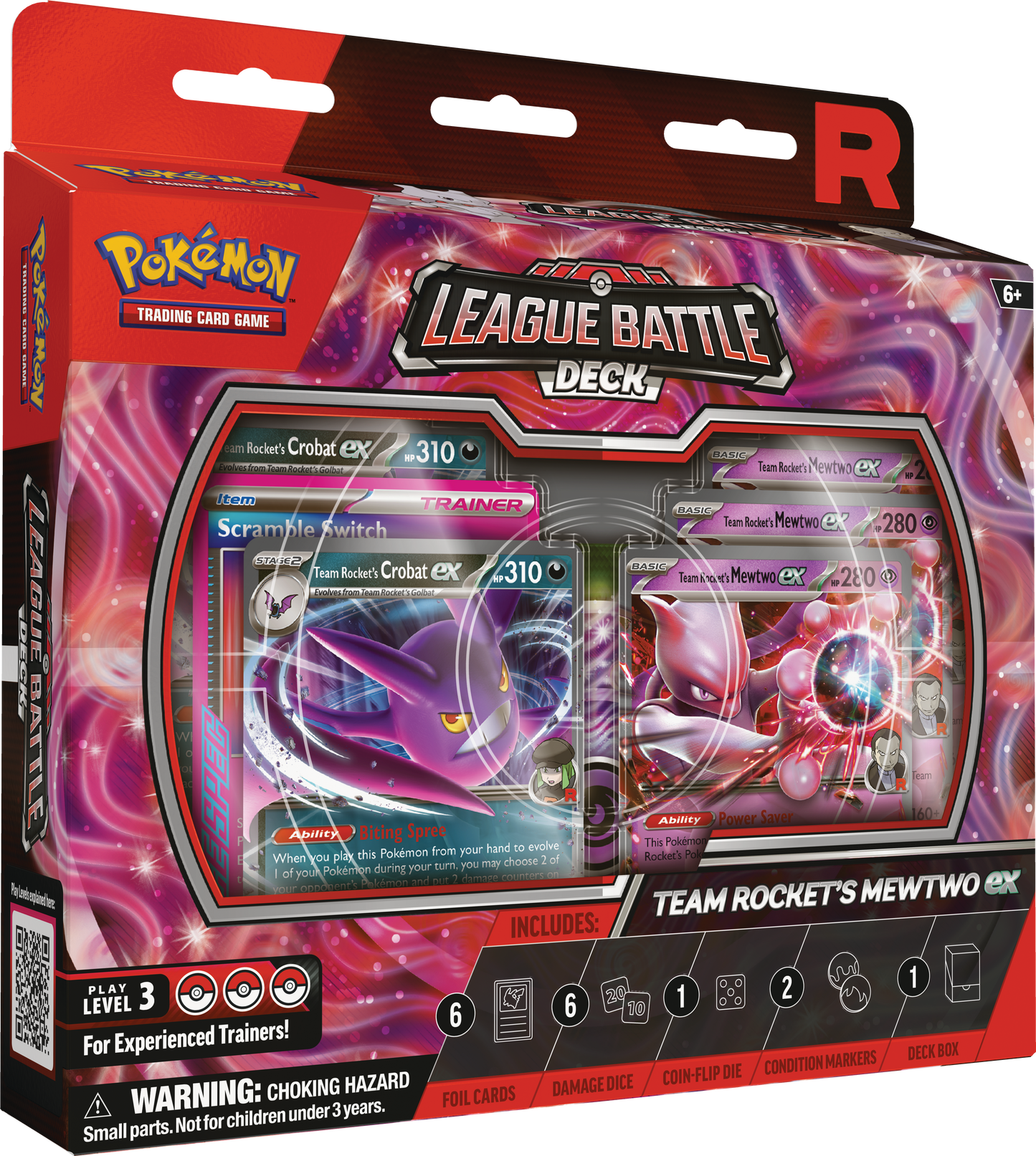 Pokémon TCG: Team Rocket’s Mewtwo ex League Battle Deck