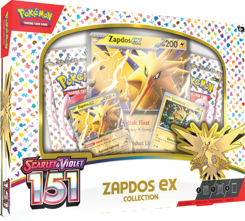 Pokemon TCG - Scarlet & Violet—151 Collection— Zapdos ex *Pre-Order*