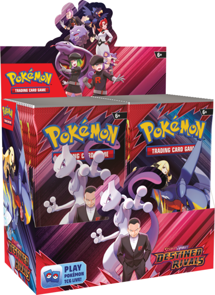 Pokemon TCG: Scarlet & Violet - Destined Rivals - Booster Box Display