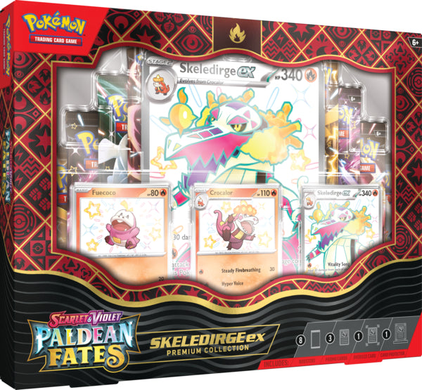 Pokémon TCG: Scarlet & Violet—Paldean Fates Skeledirge ex Premium Collection
