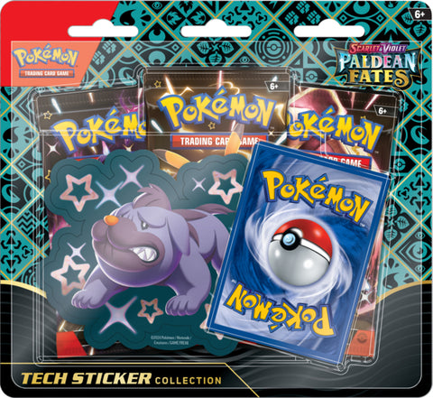 Pokemon TCG: Scarlet & Violet Paldean Fates Tech Sticker Collection *Pre-Order*