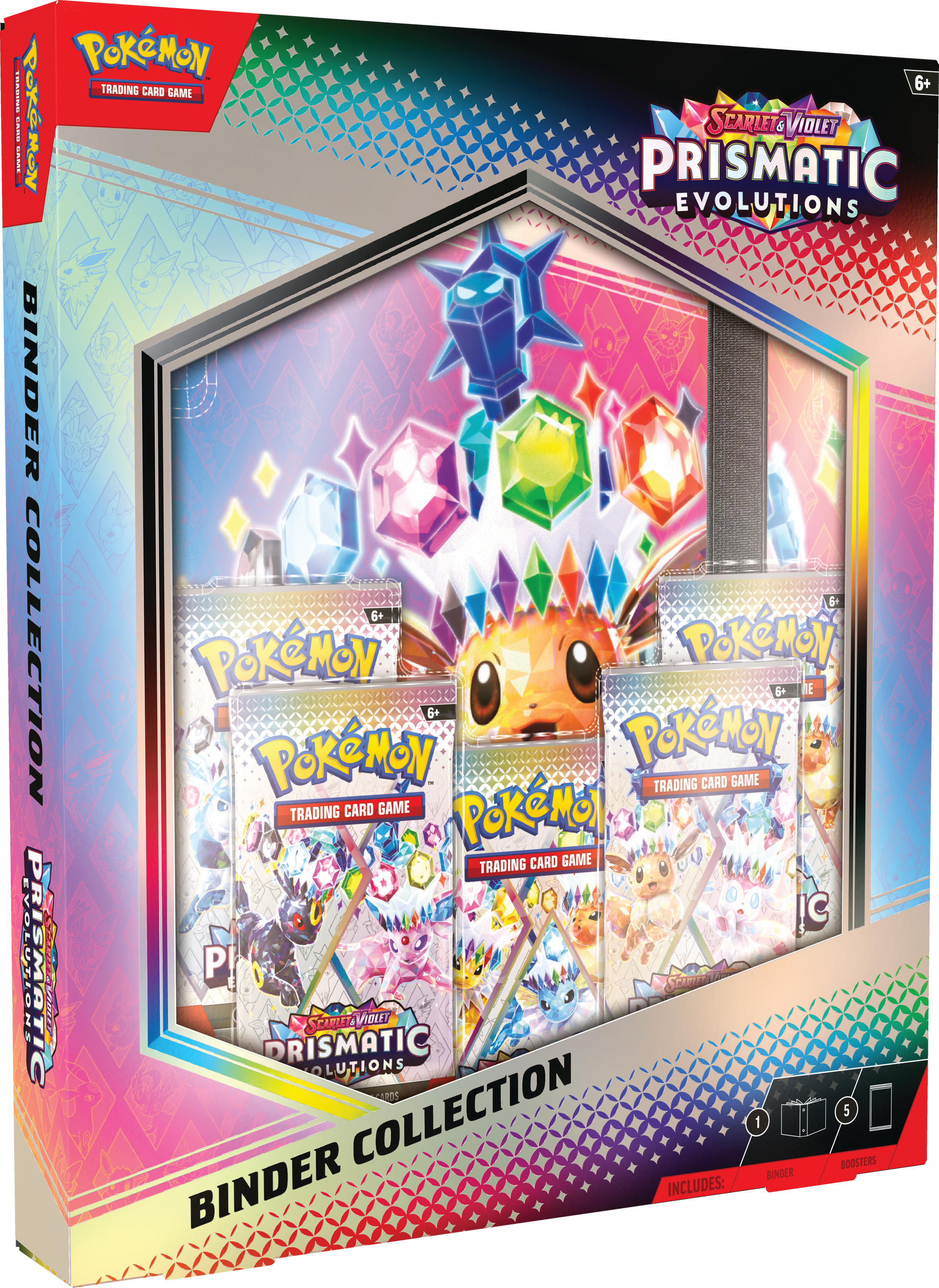Pokmon TCG Scarlet & Violet Prismatic Evolutions Binder Collection Pokmon TCG Scarlet & Violet Prismatic Evolutions Binder Collection