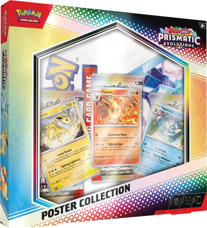 Pokemon TCG - Scarlet & Violet - Prismatic Evolutions Poster Collection