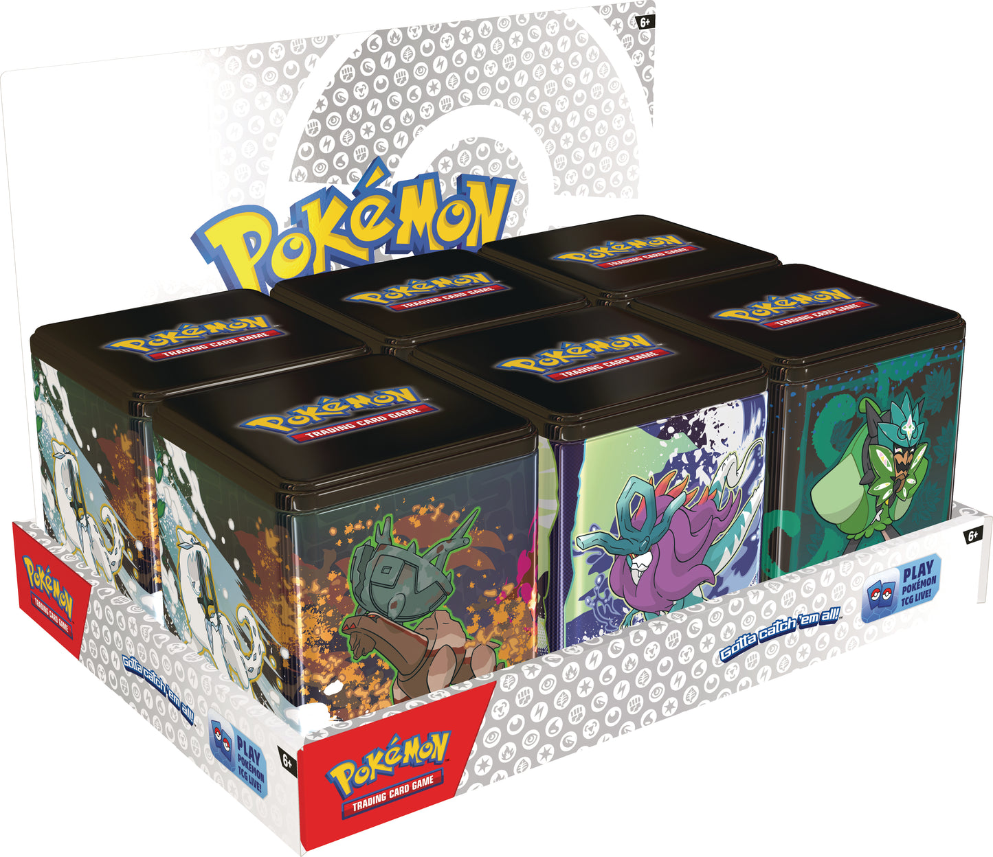 Pokemon TCG: Stacking tins - Treasures of Ruin, Paradox Pokémon, Ogerpon