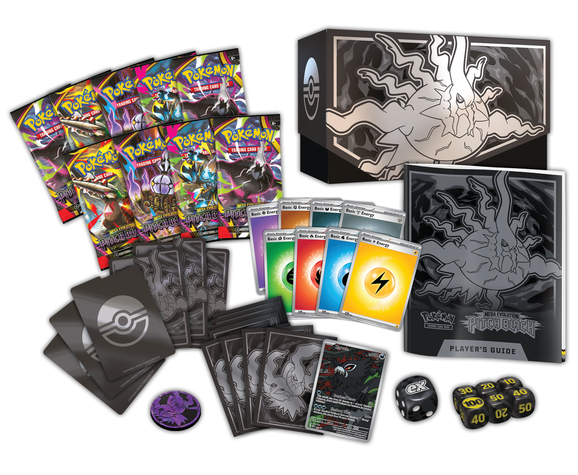 Pokémon TCG: Mega Evolution— Pitch Black Elite Trainer Box *Pre