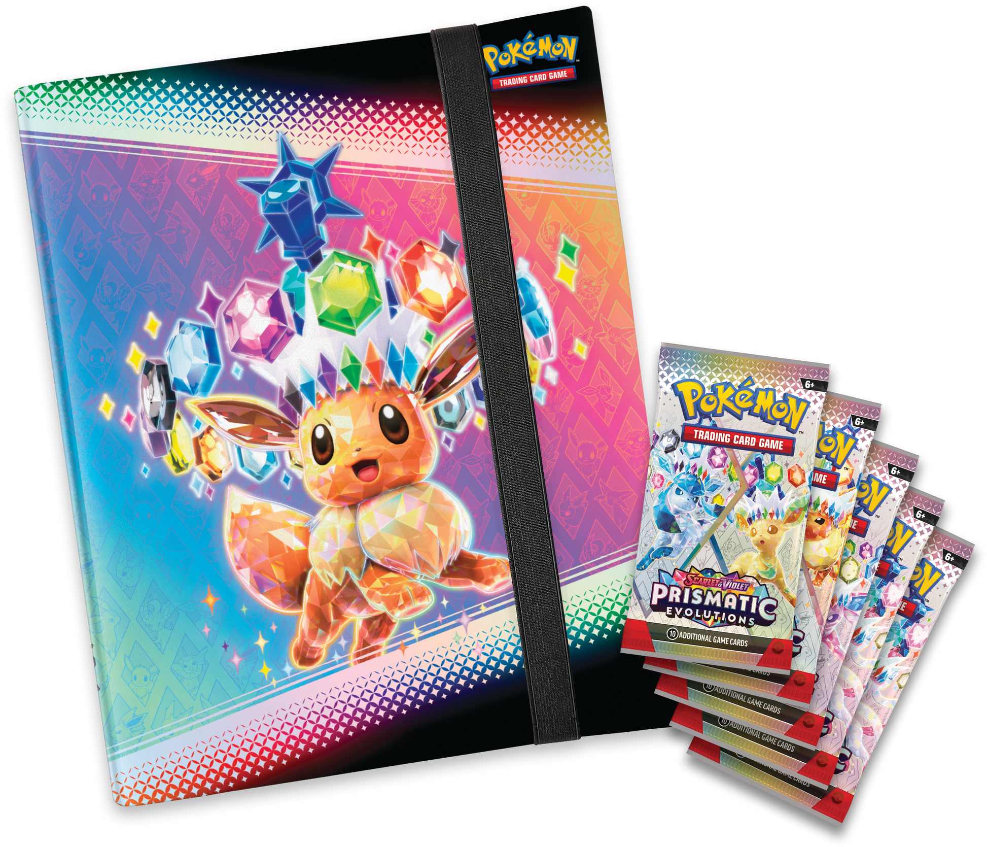 Pokmon TCG Scarlet & Violet Prismatic Evolutions Binder Collection Pokmon TCG Scarlet & Violet Prismatic Evolutions Binder Collection
