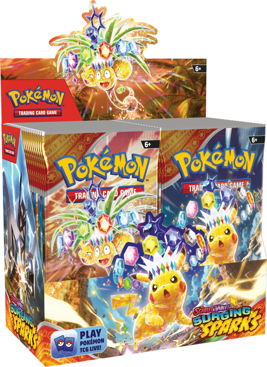 Pokemon TCG: Scarlet & Violet - Surging Sparks - Booster Box Display