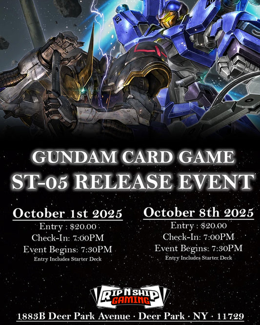 October 1st 2025 - Gundam Card Game ST05 Release Event