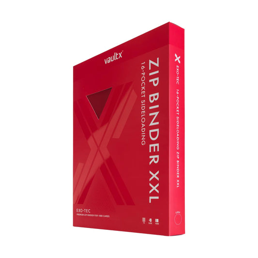 Vault X Exo-Tec 16-Pocket Zip Binder XXL (Red)