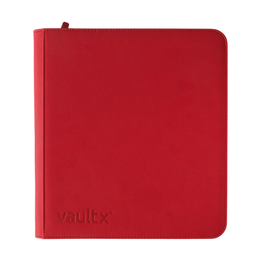 Vault X Exo-Tec 12-Pocket Zip Binder (Red)
