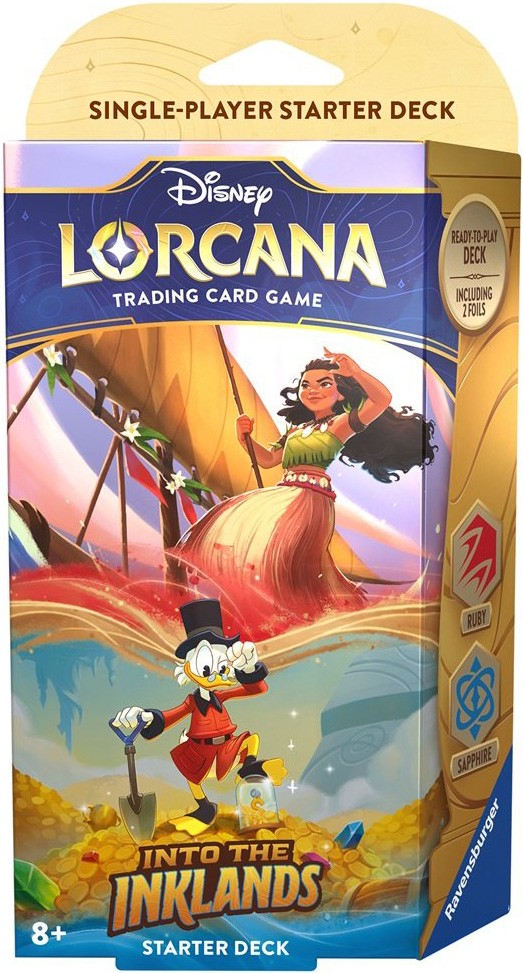 Disney Lorcana TCG: Into the Inklands - Starter Deck (Ruby & Sapphire)
