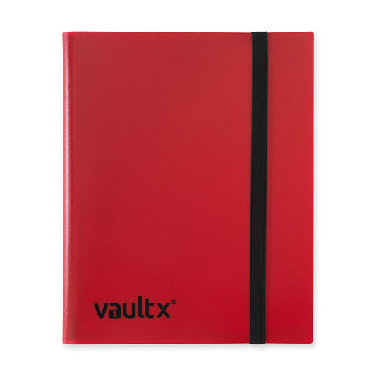 Vault X 9-Pocket Strap Binder (Red)