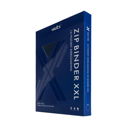 Vault X Exo-Tec 16-Pocket Zip Binder XXL (Blue)