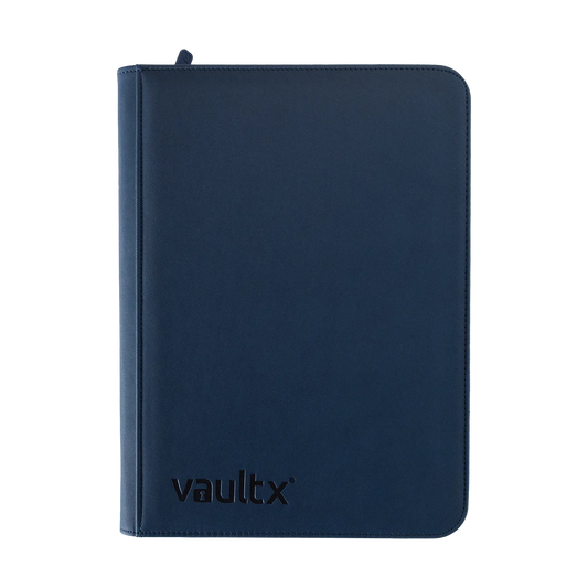 Vault X Exo-Tec 9-Pocket Zip Binder (Blue)