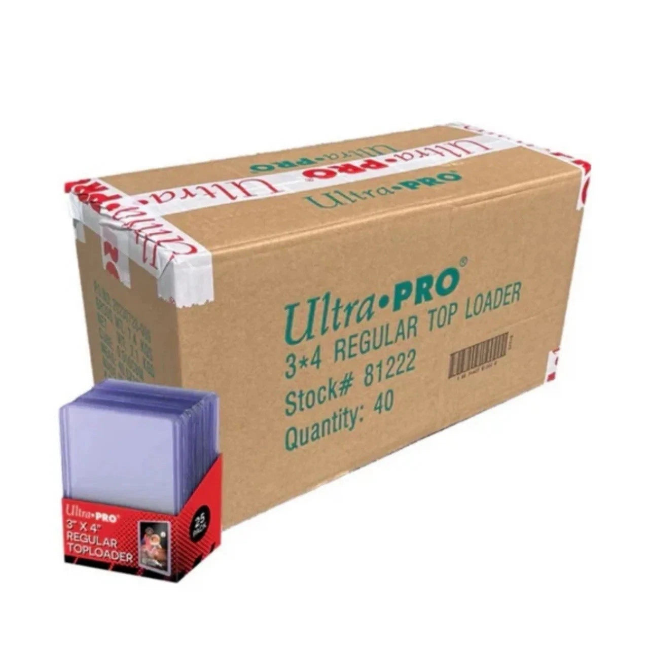 Ultra PRO: Toploader - 3" x 4" (25ct - Clear Regular) Case
