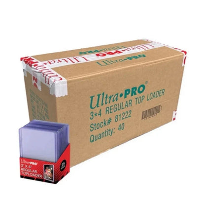 Ultra PRO: Toploader - 3" x 4" (25ct - Clear Regular) Case
