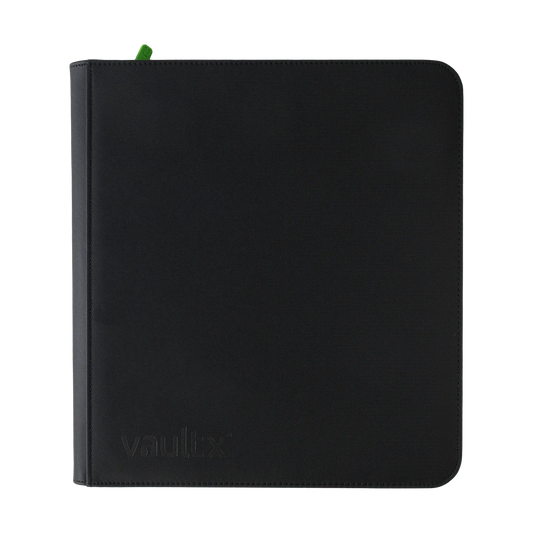 Vault X Exo-Tec 12-Pocket Zip Binder (Black)