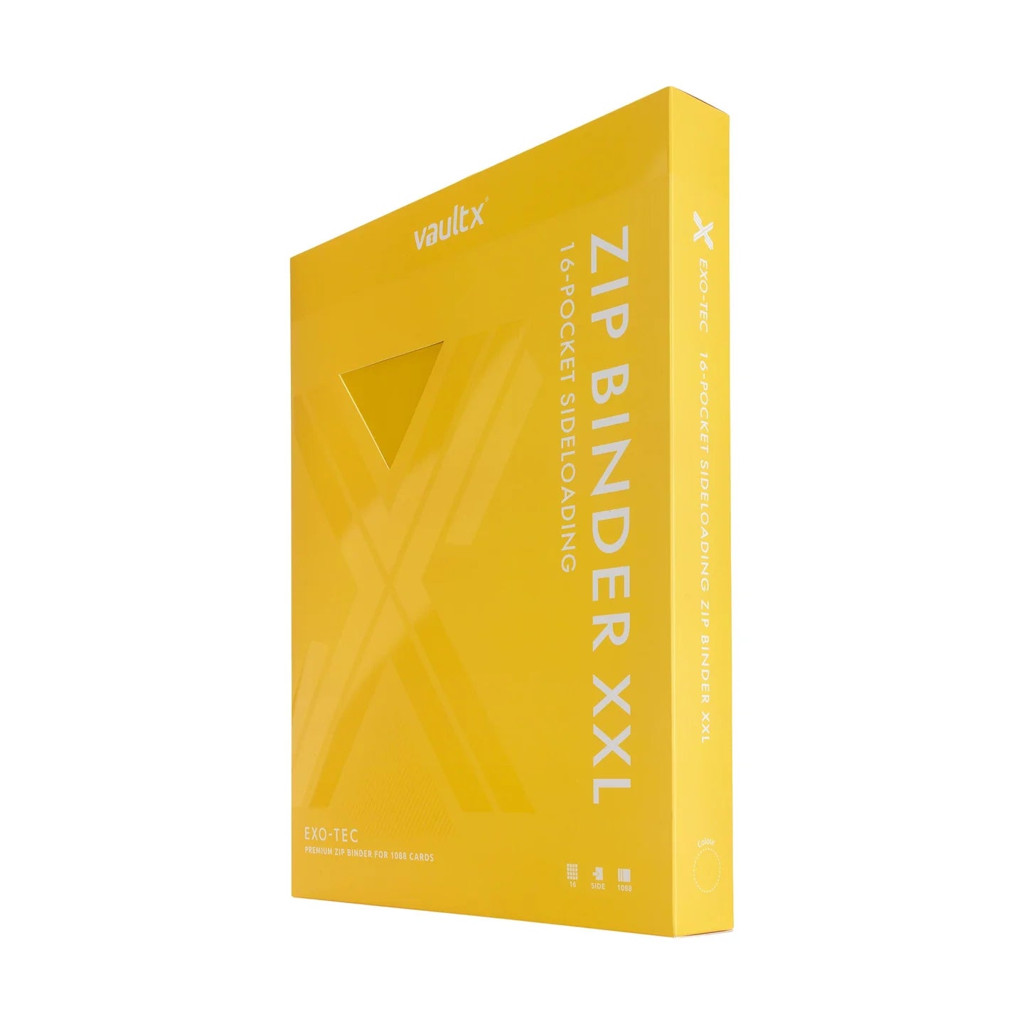 Vault X Exo-Tec 16-Pocket Zip Binder XXL (Yellow)