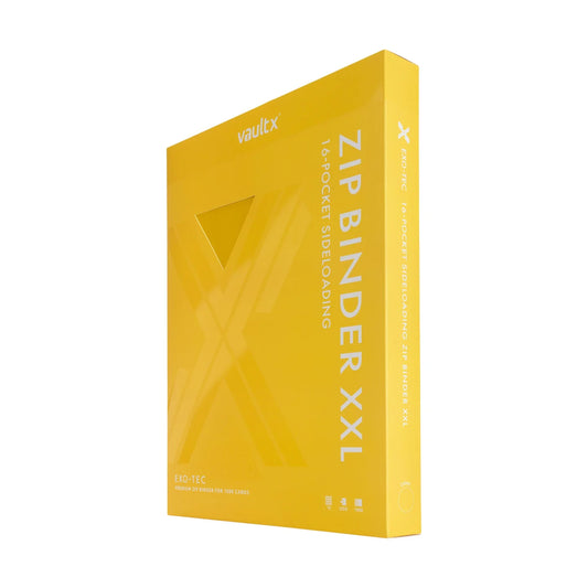 Vault X Exo-Tec 16-Pocket Zip Binder XXL (Yellow)