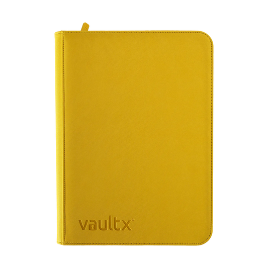 Vault X Exo-Tec 9-Pocket Zip Binder (Yellow)
