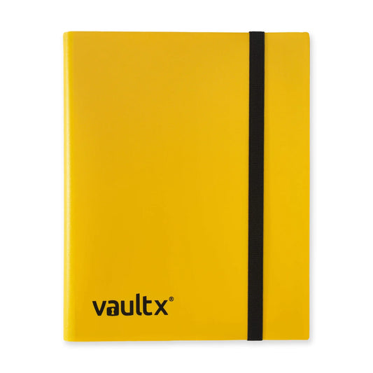 Vault X 9-Pocket Strap Binder (Yellow)