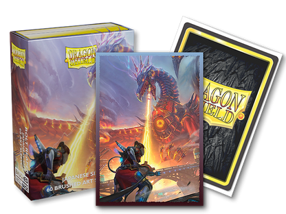 Dragon Shield: Japanese Size 60ct Brushed Art Sleeves - Bolt Reaper