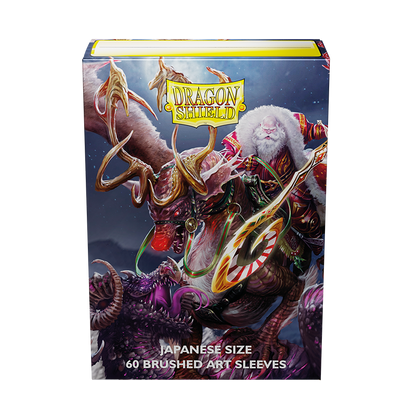 Dragon Shield: Japanese Size 60ct Brushed Art Sleeves - Christmas (2022)