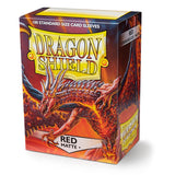 Dragon Shield: Standard 100ct Sleeves - Red (Matte)