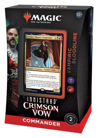 Magic The Gathering: Innistrad Crimson Vow Commander Deck