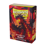 Dragon Shield: Japanese Size 60ct Sleeves - Ruby (Matte)