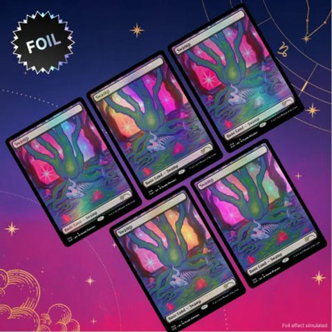 Magic The Gathering: Secret Lair - Astrology Lands (Capricorn) - Foil